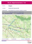 Travaux : fermeture du diffuseur de Vaiges N°2 du 15 au 19/09 📢