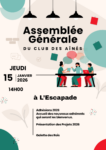 Assemblée Générale du club des Aînés