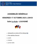 Assemblée générale Comité de Jumelage