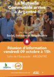 Mutuelle Communale à Argentré - Réunion d'information vendredi 9 octobre 📢