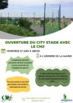 Ouverture du city stade avec le CMJ
