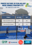 Tarifs padel en plein air