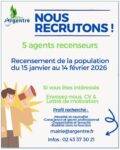 La Commune recrute des agents recenseurs 📢