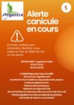 Alerte orange canicule