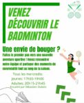 Venez découvrir le Badminton 🎾🎾