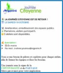 Le samedi 10 octobre : journée citoyenne à Argentré 📢