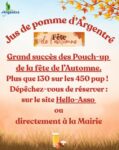 Jus de pommes pressées : réservez vos Pouch-up (plus que 130 pup) 🍎🍏