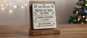 Le Samedi 5 décembre : le repas des aînés à l'Escapade 🎉
