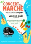 Concert au marché place de la Mairie 🎸🎺🥕🍅